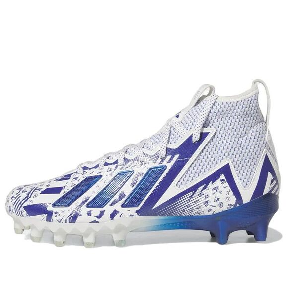 adidas Freak 23 7v7 SMU Football Cleats Men Size 13 White Royal Blue GW4167 NEW - Picture 1 of 12